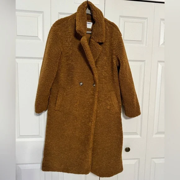 Cozy Brown Sherpa Teddy Coat - Picture 3 of 11